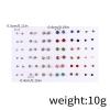 12/36 Pairs Hypoallergenic Round Imitation Pearl Earrings Classic Colorful Faux Round Ball Ear Studs Mixed Sizes Stud Earrings Set for Women Jewelry Birthday Gifts (36prirs mix 2) view 2