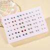 12/36 Pairs Hypoallergenic Round Imitation Pearl Earrings Classic Colorful Faux Round Ball Ear Studs Mixed Sizes Stud Earrings Set for Women Jewelry Birthday Gifts (36prirs mix 2) view 3
