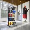 SHZYJBRY Metal Boxing Gloves Drying Rack, Boxing Glove Storage with Universal Wheels to Slide, Metal Boxing Gloves to Dry Out, Holds 20 Pair of Gloves, Black view 3
