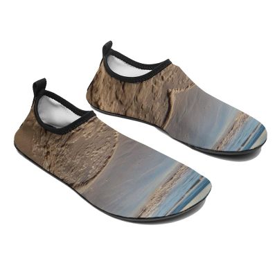 Water Shoes for Women Men Quick-Dry Barefoot Water Sports Shoes Heart Shape on The Beach Sport Beach Swim Shoes