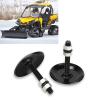 2pcs Universal Snow Plow Skid Shoes,Snow Plow Blade Heavy Duty Skid Shoes Replacement 2873423 for Compatible with ATV UTV view 3