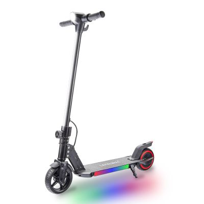 Electric Scooter for Kids Ages 6-12, 150W Motor, 4/7/11 Mph, 60 mins Ride Time, Adjustable Speed, LED Display, Colorful Lights, Electronic Brake, Foldable Kids Electric Scooter,UL2272 Certified(Black)
