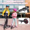 Electric Scooter for Kids Ages 6-12, 150W Motor, 4/7/11 Mph, 60 mins Ride Time, Adjustable Speed, LED Display, Colorful Lights, Electronic Brake, Foldable Kids Electric Scooter,UL2272 Certified(Black) view 3