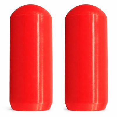 Amber Fight Gear Track and Field Training Throws Rubber Javelin Replacement Tip Red Medium, Set of 2