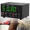 GJVBGA Classic Boxing Interval Timer, Professional Gymnastics Timer with LED Display, 1-12 Challenge Rounds and Adjustable Buzzer 30S-10min Workout and 0/30/60S Rest Time(Color:Green) view 1