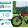 Balinge E-Bike 20x4.0 Fat Tire 20 x 4 Fat Tire with Tubes 2 Pack Heavy Duty High-Performance Wear-Resistant Mountain Snow Bike Tire, E-Bike Tires 20x4, 20x4 Tire, Black view 4