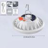 Solar Camping Light USB Rechargeable Tent Lantern Dimmable Work Light Power Bank for Hiking Emergency, Hanging lamp view 3
