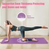 LLLSSS Yoga Mat Pilates Mat Exercise Fitness Mat TPE Non-Slip Anti -Tear Sweat Resistant(E) view 3