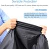 Gumney Bike Seat Cover for 3 Bikes, Waterproof Dust Resistant Bike Saddle Cushion Protector with Storage Bag Rain Cover Accessories for Men Women, Black view 4