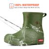 HISEA Women's Short Chelsea Boots Ankle Rubber Rain Boots for Garden Waterproof view 4
