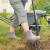 HISEA Women's Short Chelsea Boots Ankle Rubber Rain Boots for Garden Waterproof view 2