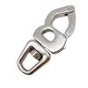 HAIWEN Marine 316 Stainless Steel Quick Release Snap Shackle,360 Degree Rotation Sailing Rigging Fast Eye Snap Hook (2Pcs, Length:101mm/4) view 3