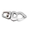 HAIWEN Marine 316 Stainless Steel Quick Release Snap Shackle,360 Degree Rotation Sailing Rigging Fast Eye Snap Hook (2Pcs, Length:101mm/4) view 4