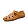 Asifn Mens Sports Sandals Summer Closed Toe Beach Shoes Outdoor Breathable Non-Slip Fisherman Shoes Adjustable Casual Shoes Yellow 8.5 US view 1