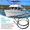 Atesilor 2pcs 10FT Gen1 Boat Throttle and Shift Cables Compatible with Mercury MerCruiser Marine Force Outboard Engine 600A Controller, Replace CC17910 view 2