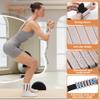 BECOJADDE Ankle Weights for Women Men Adjustable 1LB Wrist Weights Bracelet Set of 2 for Home Gym Weighted Bangles Wristbands Leg Arm Weights for Walking Swimming Running Pilates Yoga Gym, Beige view 4
