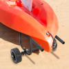 CheriMuMu Heavy Duty Kayak Cart, Width Adjustable Canoe Cart with 8inch Beach Wheels, Boat Dolly Cart Transport Carrier, Detachable Trolley for Canoes Paddleboards Float Mats, 220.46lbs Load Capacity view 2