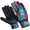 ZASH Soccer Goalie Gloves for Kids, Youth & Adult Football Goalkeeper Gloves Double Wrist Protection with 4-mm Latex Strong Grip Palm (Black, Size 5 Suitable for 9 to 12 Years Old) view 1