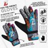 ZASH Soccer Goalie Gloves for Kids, Youth & Adult Football Goalkeeper Gloves Double Wrist Protection with 4-mm Latex Strong Grip Palm (Black, Size 5 Suitable for 9 to 12 Years Old) view 3