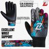 ZASH Soccer Goalie Gloves for Kids, Youth & Adult Football Goalkeeper Gloves Double Wrist Protection with 4-mm Latex Strong Grip Palm (Black, Size 5 Suitable for 9 to 12 Years Old) view 4