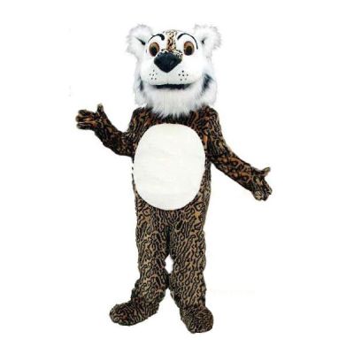 Little Hairy Face Tiger Mascot Costume Adult Size for Men & Women with Built-in Fan Inside the Head