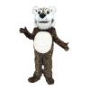 Little Hairy Face Tiger Mascot Costume Adult Size for Men & Women with Built-in Fan Inside the Head view 1