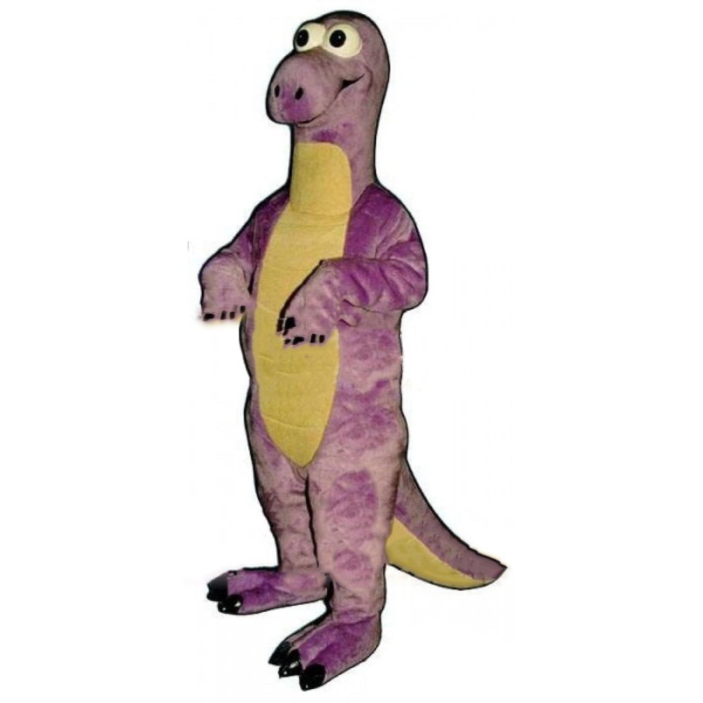 Long Neck Dinosaur Mascot Costume Adult Size for Men & Women with Built-in Fan Inside the Head