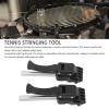 QANYEGN Badminton Flying Clamp, Handheld Machine Stringing Pliers, Black Tennis String Clamp with Flying and Starting for Accurate view 3