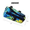Handlebar Bag (MargaRidaVille) | 2 Liter Capacity | Spacious Bike Bag w/ 2 Extra Long Buckle Straps & 1 Hook-and-Loop Strap | Water Resistant Front Basket | Bike Accessories | Made in USA view 2