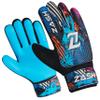 ZASH Soccer Goalie Gloves for Kids, Youth & Adult Football Goalkeeper Gloves Double Wrist Protection with 4-mm Latex Strong Grip Palm (Cyan Blue, Size 3 Suitable for 5 to 6 Year Old) view 1