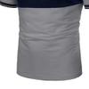 Men's Color Block Golf Polo Shirts Classic Button Short Sleeve Golf Shirts Stylish Casual Loose Work T-Shirt (Dark Grey,Medium) view 4