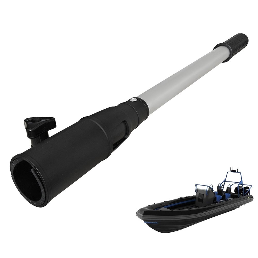 Tiller Handle Extension For Outboard, Metal Trolling Motor Extension Handle, Non-slip Outboard Tiller Extension Trolling Motor Accessories, Extendable 18.1" - 24.3"