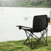 Athena Collection Portable Camping Chair for Outdoor, Foldable Outdoor Beach Camping Chair with Adjustable Backrest & Armrest, Oversized Padded Chair Folding Lawn Chair with Cooler & Cup Holder view 2