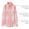 Betusline Girls' Plaid Flannel Shirt, Kids Long Sleeve Button Button Shirts Tops,F Pink & Gray #17-8 Years= Tag 140 view 4