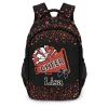 Zaaprint Cheerleaders Red Orange Schoobag Backpack Waterproof Shoulder Bag for Gilrs Boys Competition Training view 1
