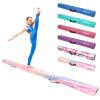 FBSPORT 8ft Balance Beam: Folding Floor Gymnastics Equipment PU Leather for Kids Adults,Non Slip Rubber Base, Gymnastics Beam for Training, Practice, Professional Home Training view 1