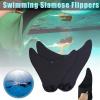 HDNSAUD Swim Training Fins Swimming Mermaids Tail Flippers Diving Swim Fins Training Accessories for Children Adult(Children) view 2