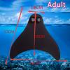 HDNSAUD Swim Training Fins Swimming Mermaids Tail Flippers Diving Swim Fins Training Accessories for Children Adult(Children) view 3
