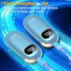Hand Warmers Rechargeable-Electric Hand Warmers, Max 16 Hrs Warmth Up to 127, LED Display & Flashlight, Dual-Side Heating Portable Heater for Golf Hunting Camping for Men Women, Valentine's Day Gifts view 4