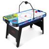 58" Air Hockey Table, Arcade Style with Powerful 700mA Motor, Accurate Digital LED Scoreboard on Overhead Gantry, Includes 2 Pucks and 2 Pushers view 1