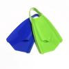 HDNSAUD Swim Training Fins Professional Adult Swim Training Fins Unisex Comfortable Silicone Swimming Fin Short Blade Flippers Left-Right Design(Blue,M(40-41)) view 2