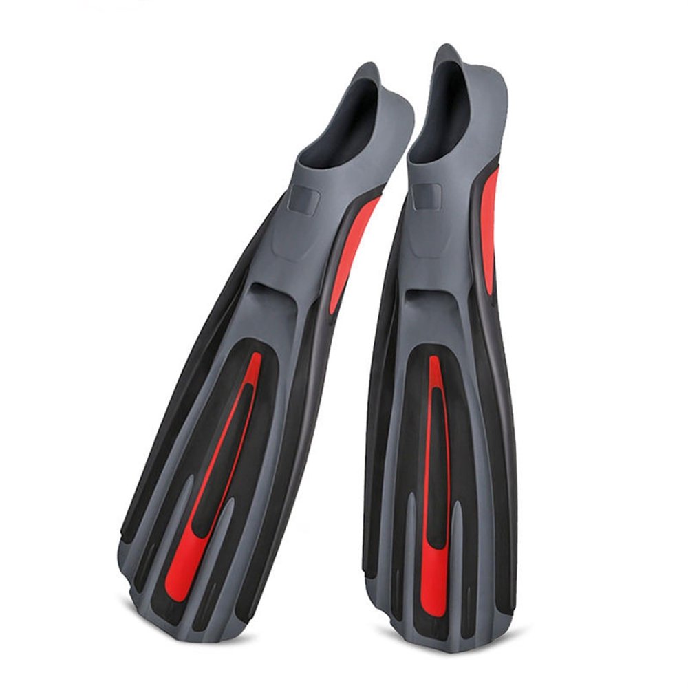 HDNSAUD Swim Training Fins Professional Diving Fins Training Mono Swimming Snorkeling Fins Diving Fins Longfin Water Sports Equipment Fins(Black,XL 45-46)