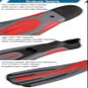 HDNSAUD Swim Training Fins Professional Diving Fins Training Mono Swimming Snorkeling Fins Diving Fins Longfin Water Sports Equipment Fins(Black,XL 45-46) view 2
