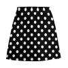 Dots Pattern Black White Short Skirt Athletic Skorts Womens Golf Skirts Pickleball Skort Breathable High Waist Workout Exercise Skort view 2