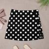 Dots Pattern Black White Short Skirt Athletic Skorts Womens Golf Skirts Pickleball Skort Breathable High Waist Workout Exercise Skort view 3