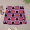 TVCATYE Poker Chip Short Skirt Athletic Skorts Womens Golf Skirts Pickleball Skort Breathable High Waist Workout Activewear Skort Purple view 3