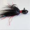 Ultra Minnow Guppy Bucktail Jig Color Black Size 5oz view 1