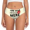 Custom Panties for Women - Personalized Sexy Funny Underwear with Photo - Customizable Gifts for Mom, Wife, Valentine Day - 4X-Large Yellow view 2