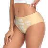 Custom Panties Add Your Photo Custom Underwear with Photo Customized Sexy Funny Underwear for women Design Gifts for Mom Mother's Day X-Large Yellow view 2