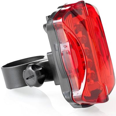 Bike 5 LED Night Safety Flashing Rear Tail Light, Bicycle Tail Lamp, IC Controlled LED Flashlight, Quick Release Bracket, for front and rear